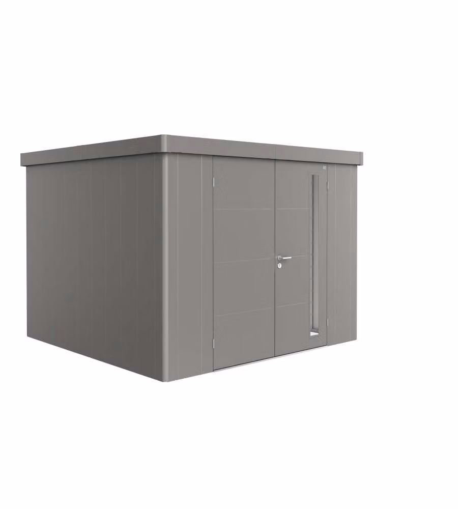 Casetta Neo 3C doppia porta, grigio quarzo metallizzato