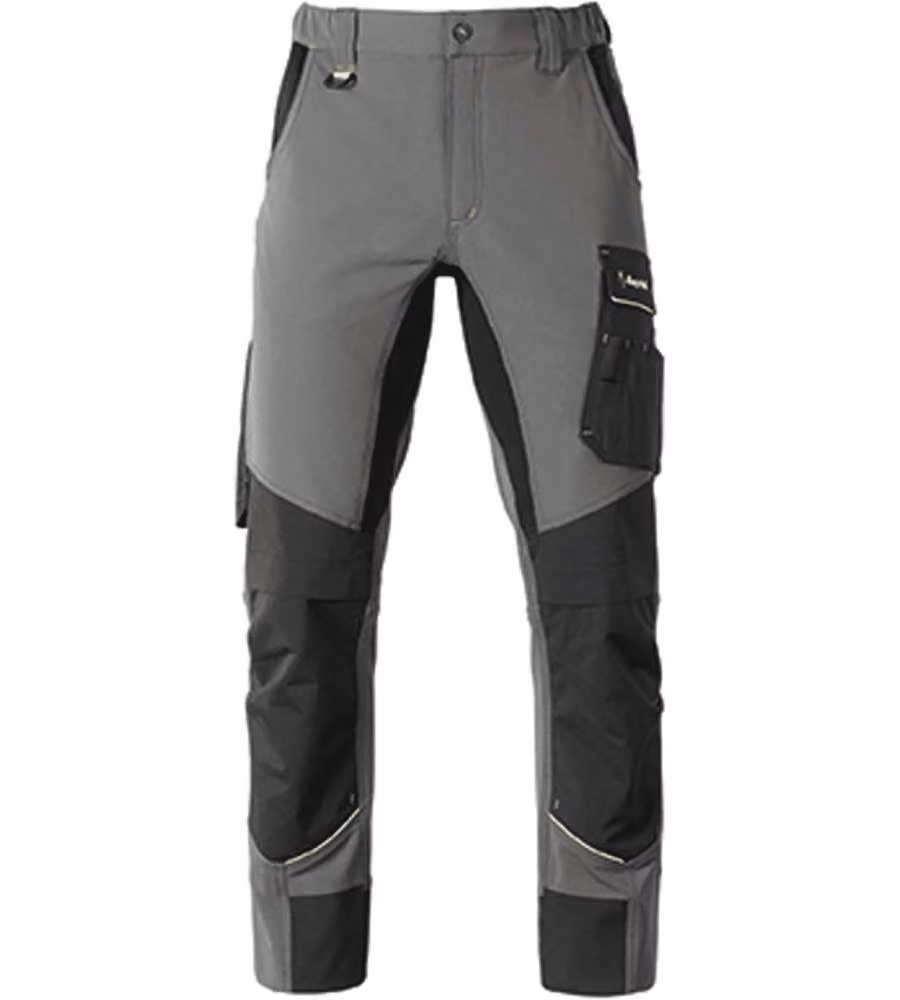 Kapriol Pantalone da Lavoro Dynamic Carpenter Grigio S Slim Fit