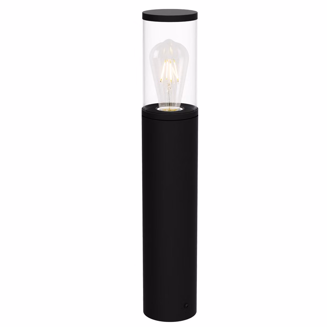 Rabalux 7503 Wellington, lampada da terra per esterni, E27, alluminio, nero, moderna, 80cm