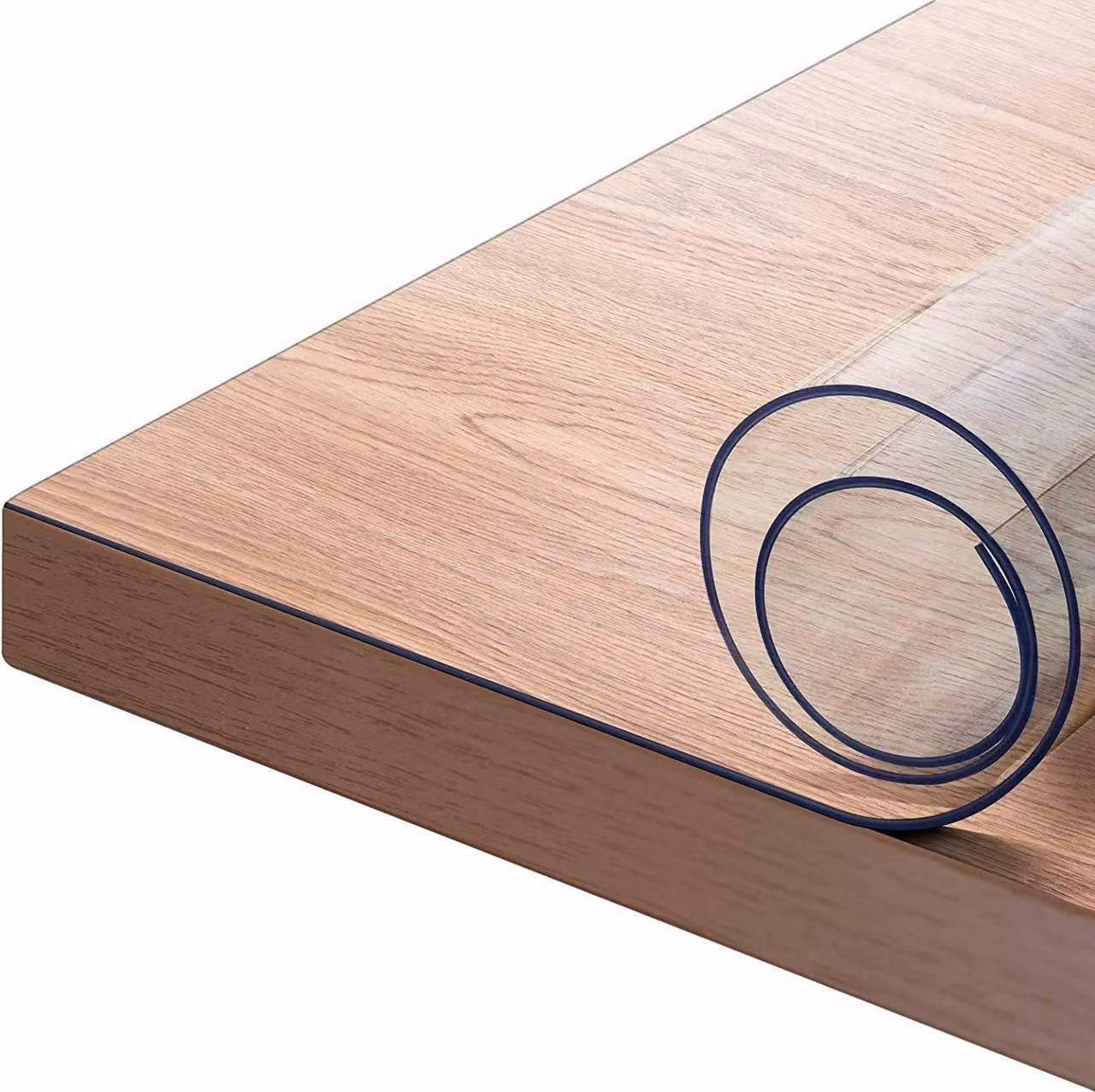 Pellicola protettiva in PVC trasparente per tavoli, spessore 2 mm | Trasparente | 100x180 cm