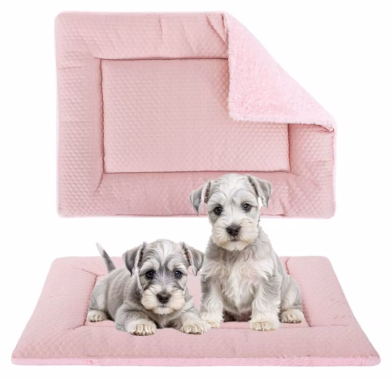 Solidchoice - Cuscino ortopedico per cani di piccola taglia, reversibile, con funzione di raffreddamento e riscaldamento, lavabile, 76 x 50 cm, rosa