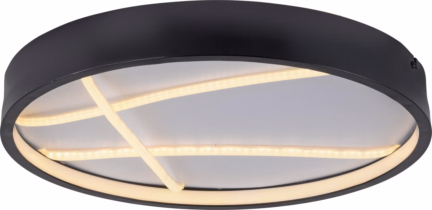 Lampada da soffitto JUST LIGHT LED MIKADO, dimmerabile tramite interruttore a muro, bianco caldo 3000 K; soggiorno, camera da letto, corridoio, sala da pranzo, cucina