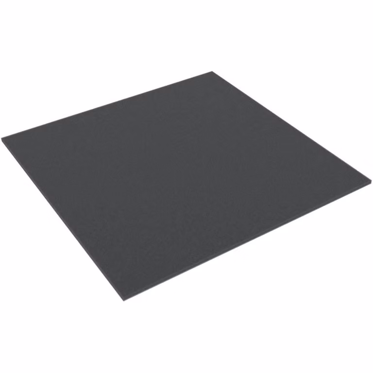 Piastra in schiuma 160x160x4 mm a pori fini, senza cloro, senza acidi