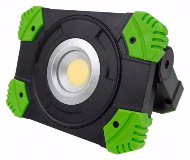 Lampada da lavoro a LED con batteria ricaricabile 10W 5000K supporto magnetico Ecolight EC20688