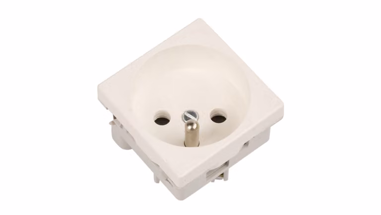Simon Connect Presa K45 singola c/u 16A IP20 bianco puro K02/9