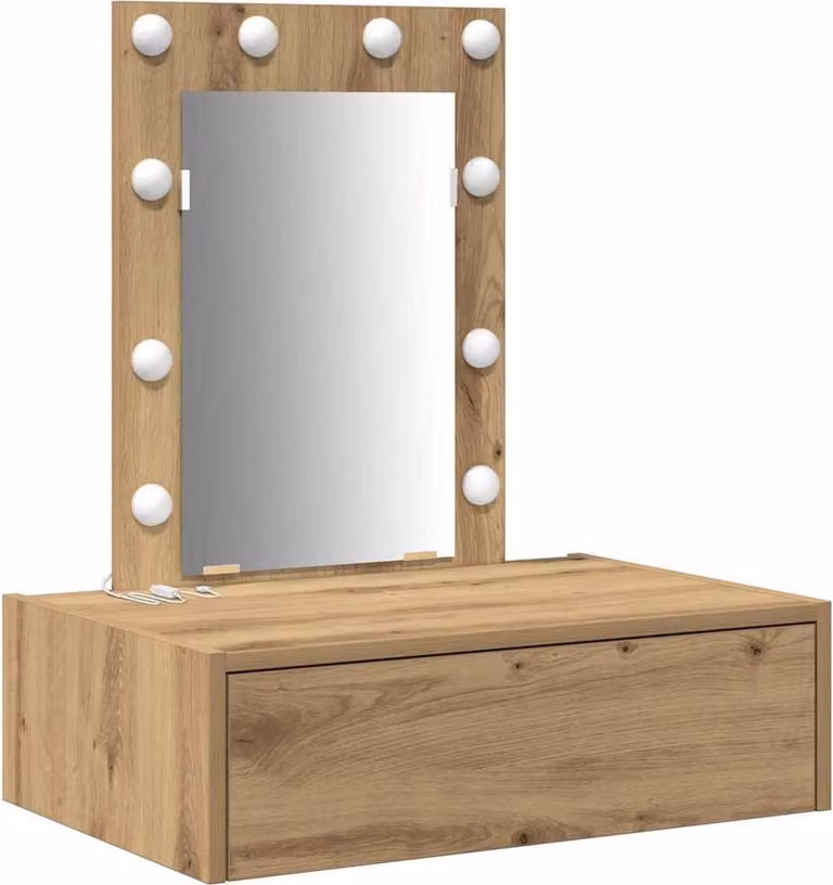 Tavolo da Trucco Marrone 60 x 40 x 70 cm Legno multistrato
