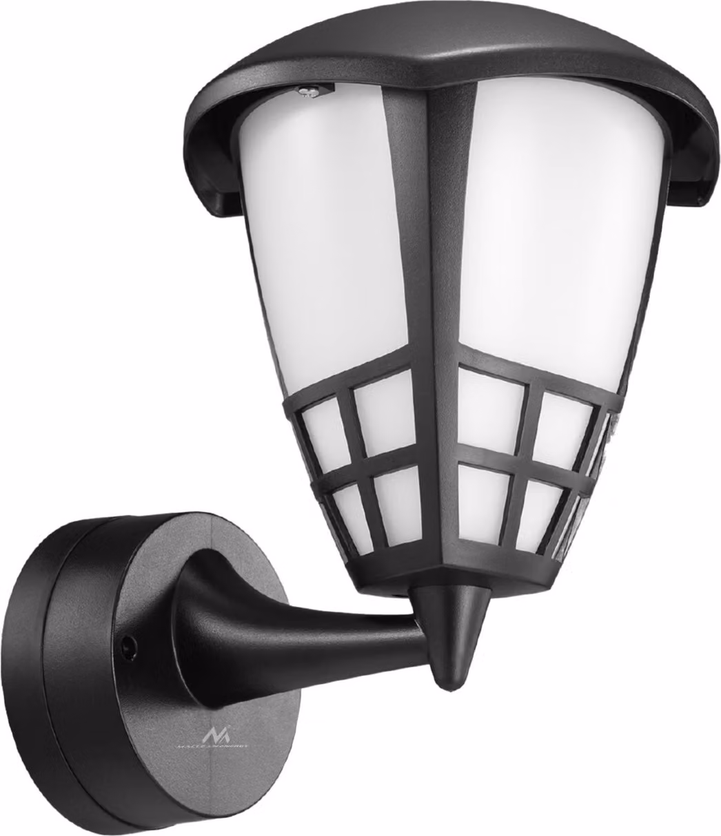 Lampada da parete per esterni 1xE27 Maclean MCE519 B nero IP65 max 60W