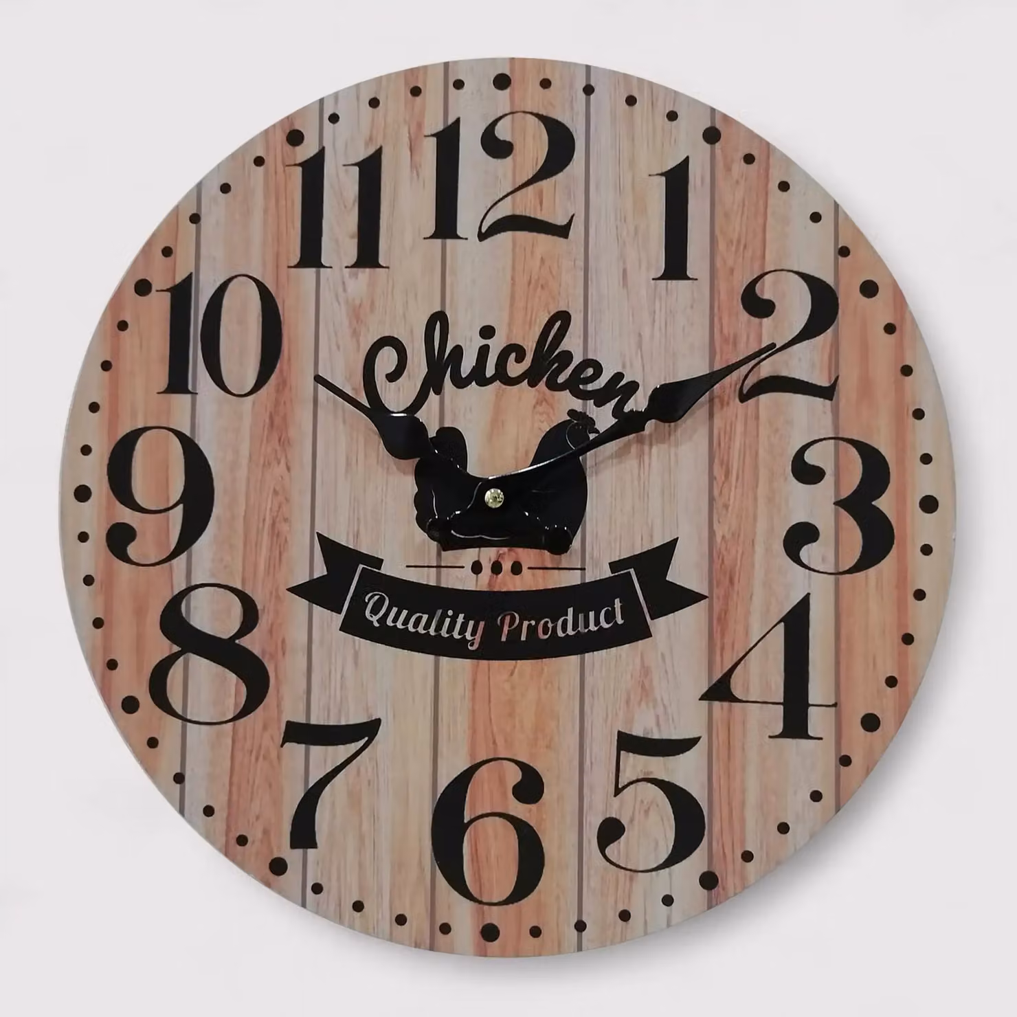 Lampranto - Orologio color legno in stile vintage