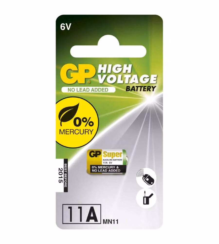 Batteria Super Alcalina Specialistica 6V 11A / MN11 (Blister 1 Pezzo)