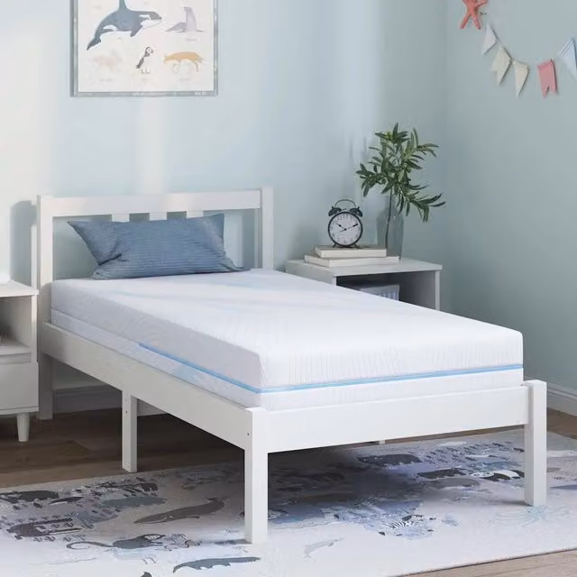 Materasso in comfort foam vidaXL Bianco L: 160 cm, P: 80 cm, H: 7 cm