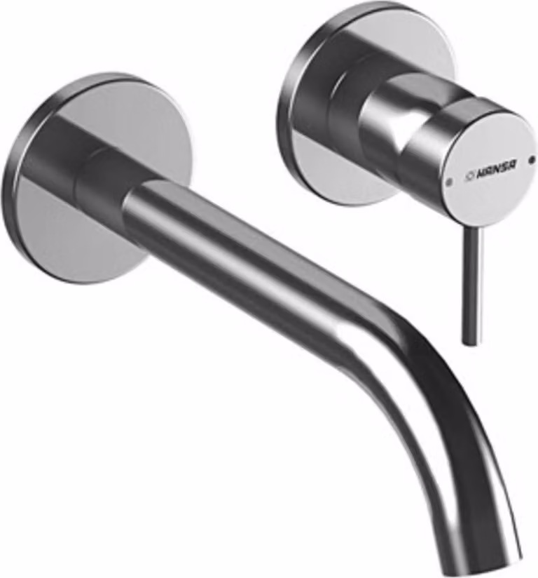 Miscelatore monocomando Hansa per lavabo a parete HANSAPUBLIC DN 15, sporgenza 225 mm bocca Ø 26 mm cromata