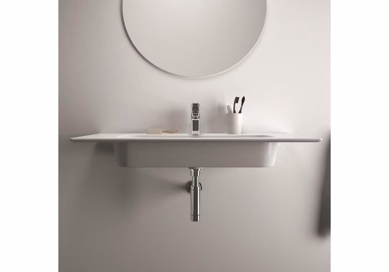 Ideal Standard i.Life A - Lavabo 1040x460 mm, con sfioratore, foro per rubinetto, bianco T462101