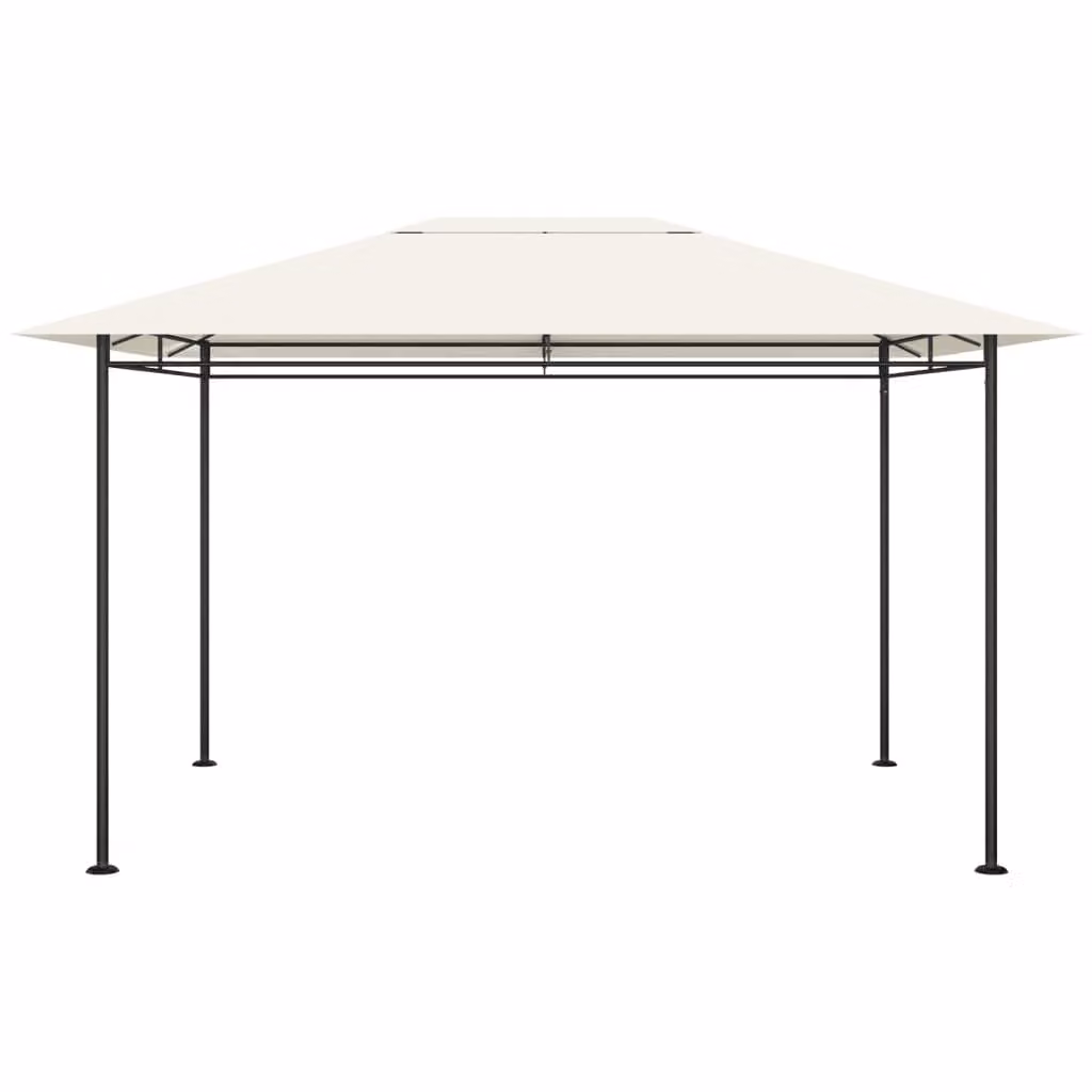Gazebo 384x281x270 cm Crema 180 g/m²