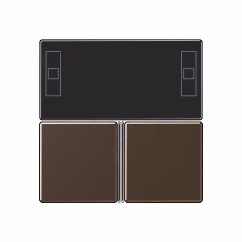 Set di tasti Jung A4093TSAMO, completo, color moka