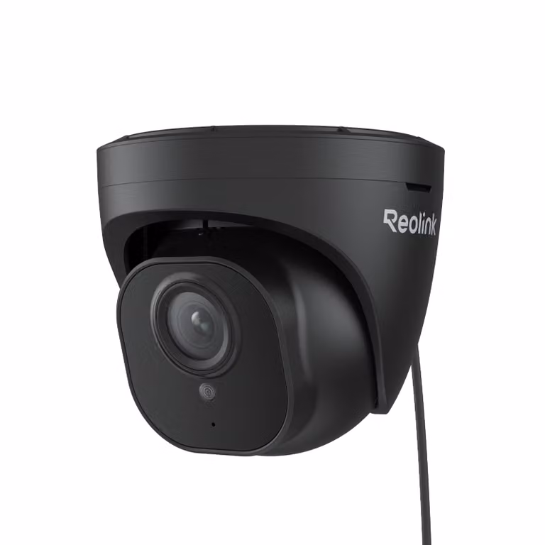 Reolink RLC-820A, telecamera di sorveglianza 4K 8MP PoE con rilevamento di persone/veicoli/animali, registrazione audio, impermeabile IP66, nero