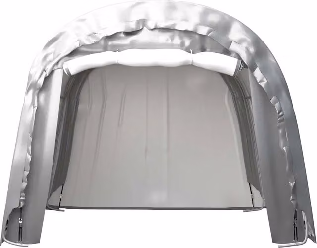 Tenda Capannone 300x300 cm in Acciaio Grigio 3079586