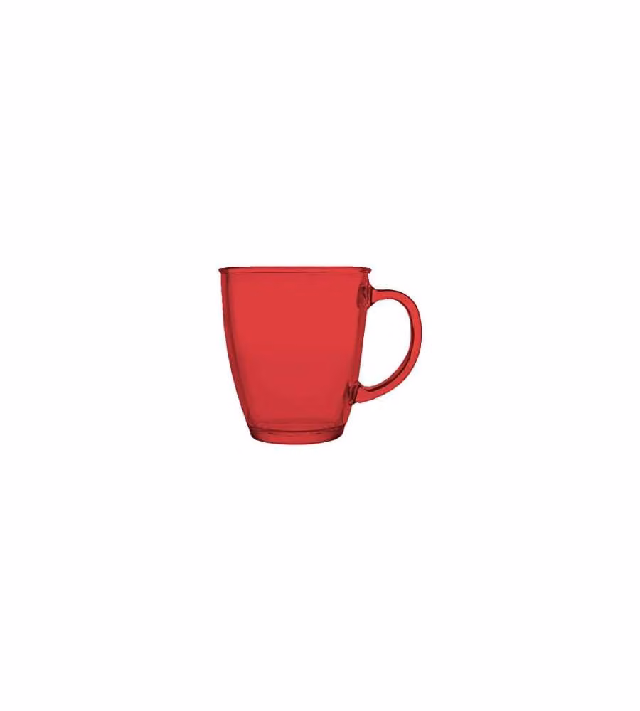 Mug Tazza in vetro 360 ml colori assortiti