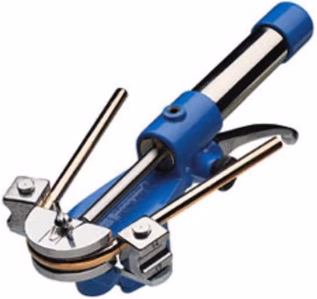 Curvatubi CBC OB/85S in acciaio inossidabile blu per 3 controforme idraulica per tubo rame