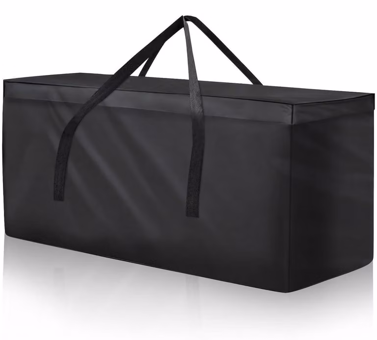 Borsa per il deposito di cuscini da giardino, dimensioni 200x60x75 cm, tessuto Oxford 600D, impermeabile