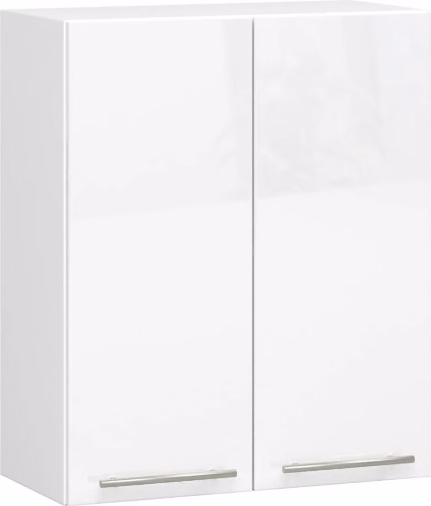 Mobile cucina superiore 60 cm VERMINA - bianco / bianco lucido