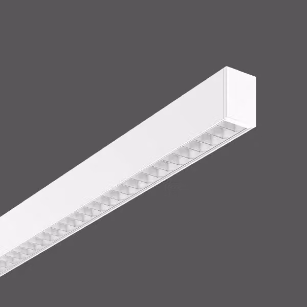 RZB Less is more 27, 39 W, 3700 lm, 840, bianco, lampade a sospensione on/off, L 1512 P 28 A 38, griglia, 65°/45° 312213.002.1
