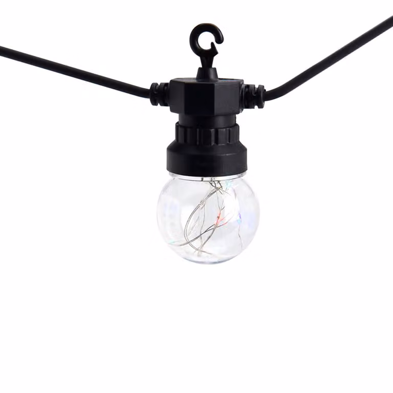 ProGarden Catena luminosa per feste in giardino a LED 50 lampade Multicolore