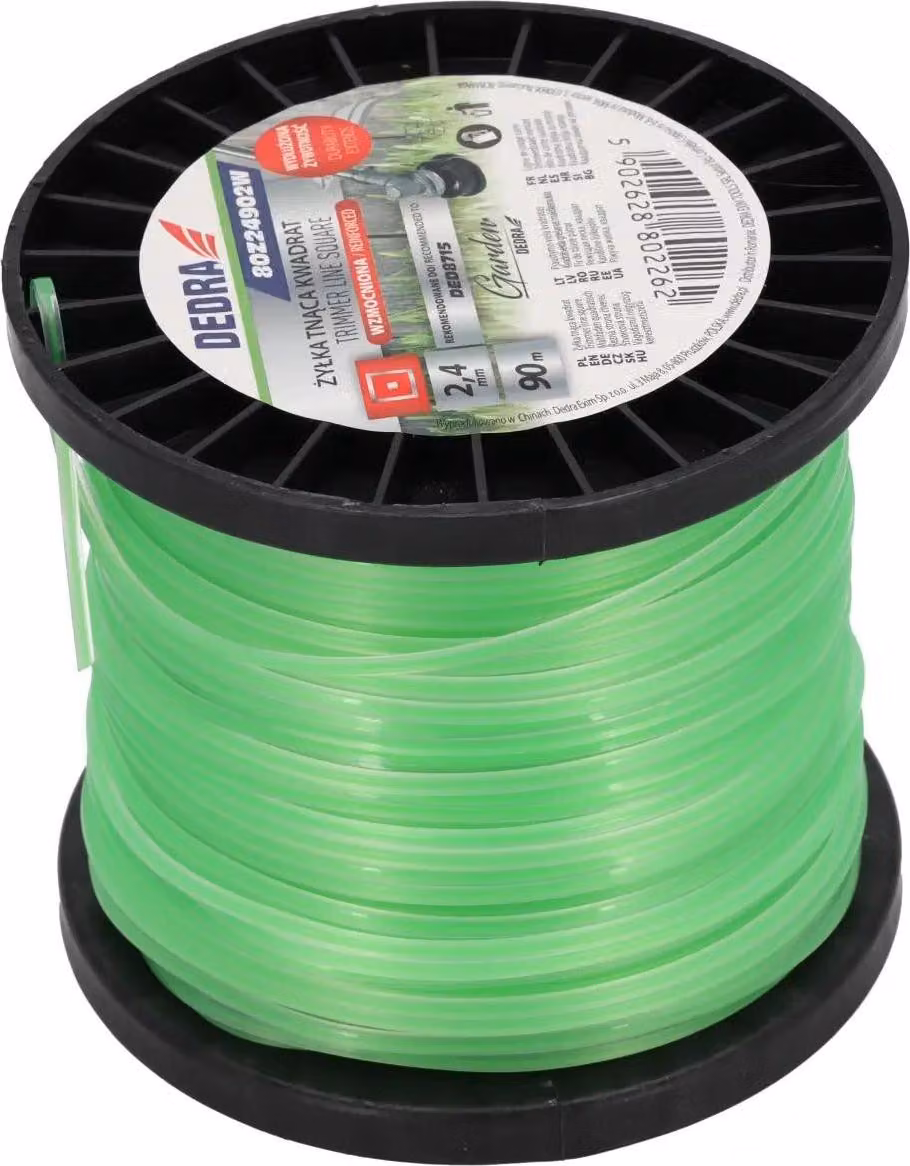 Linea di taglio quadrata rinforzata 2,4 Mm X 90 M, bobina