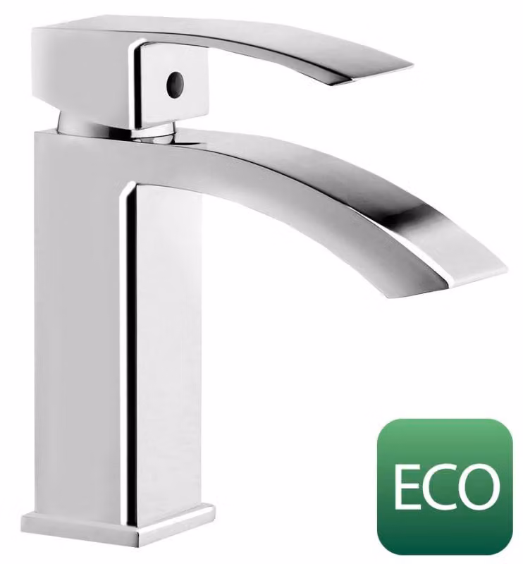 Sapho GINKO 35 Rubinetto per lavabo, cartuccia miscelatrice ECO, cromato