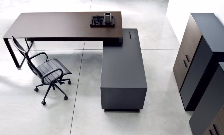 Eckschreibtisch Computer Tisch Büro Kanzlei Praxis Möbel Tische Einrichtung