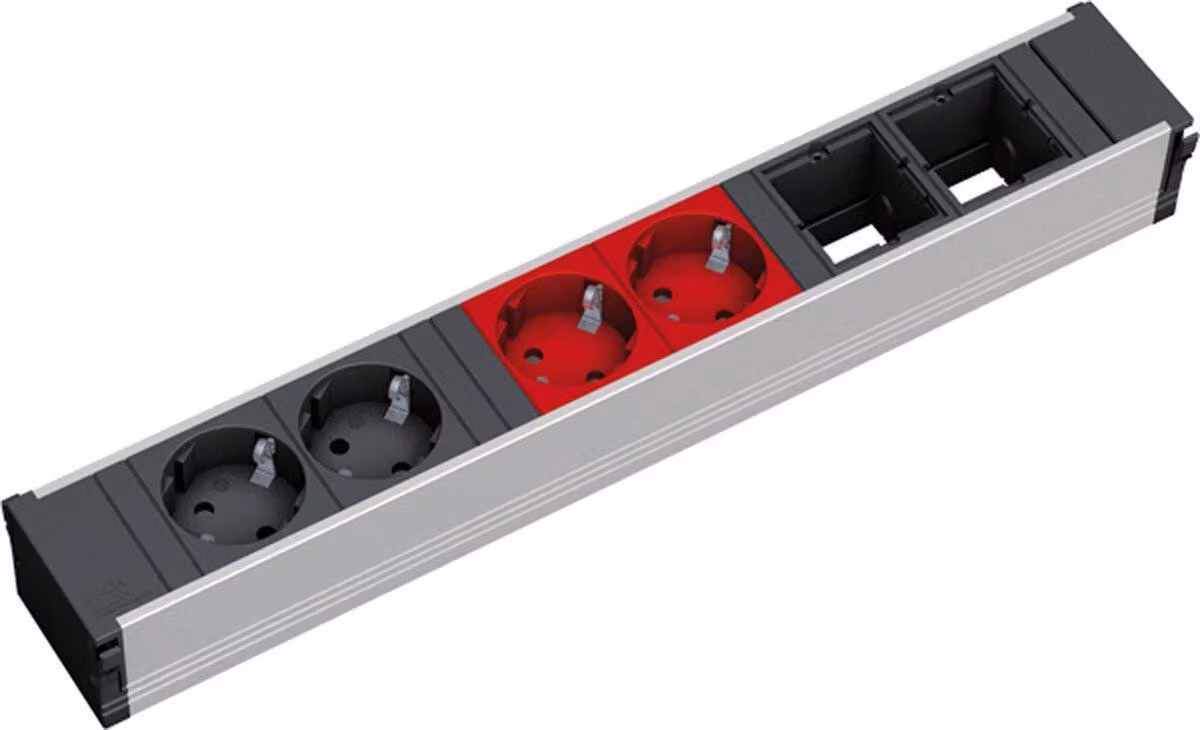 BACHMANN CONI 2xCEE7/3 2xCEE7/3 rt, contatto di terra 2xnero+2rosso