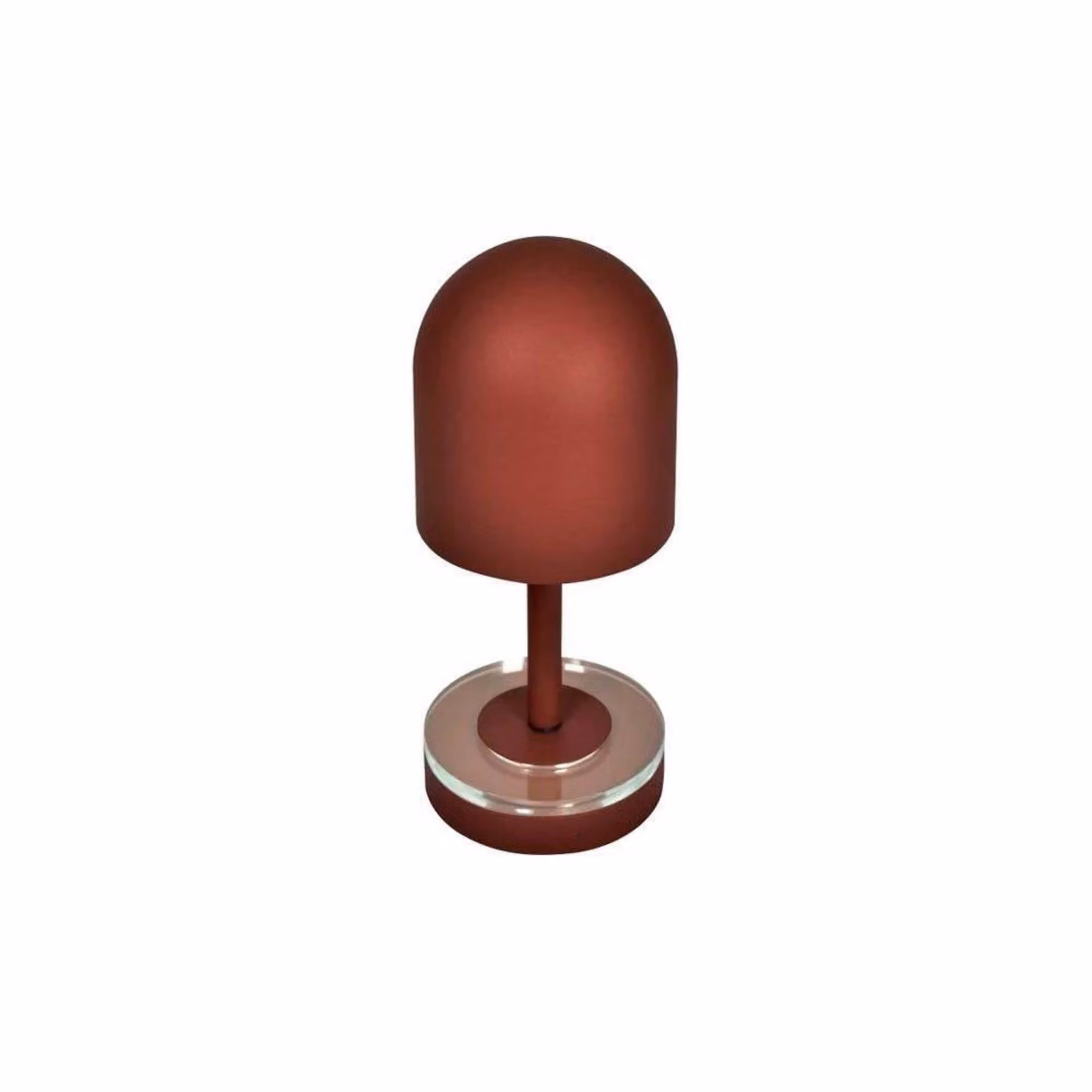AYTM Lampada a batteria Luceo, marrone, metallo, 24 cm, dimmerabile, IP44 dimmerabile, Marrone / Ruggine, Soggiorno / Sala da pranzo, Metallo, Moderno