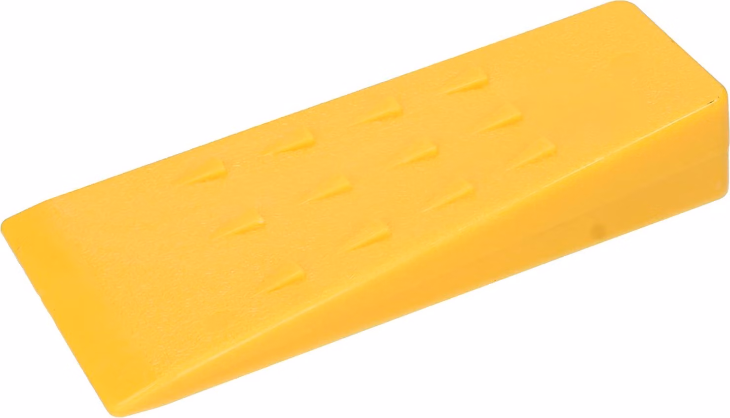 KOTARBAU® Cuneo di abbattimento in plastica 5,5" 15 cm per spaccare il legno Giallo resistente agli urti