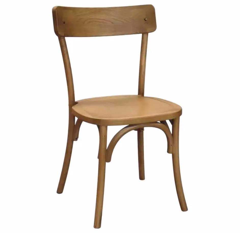 Set di 2 sedie design in legno di pino naturale marrone Mobili 2G L: 44 cm, P: 42 cm, H: 86 cm – 1
