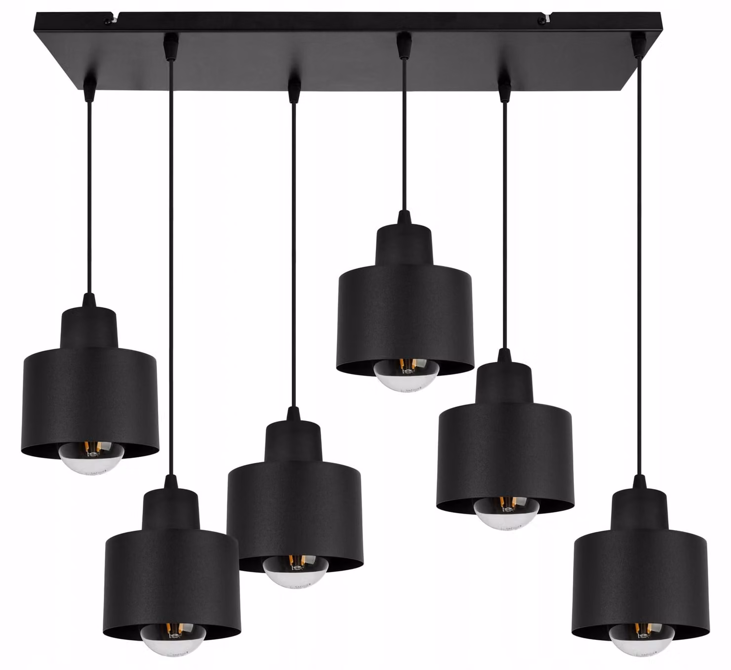 Moderna Lampada A Sospensione Lampada A Led Nera