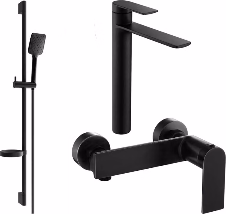 Mexen Zero DS62 set doccia, nero - 71114DS62-70