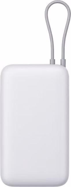 Xiaomi Power Bank con cavo integrato da 20000mAh Grigio Chiaro