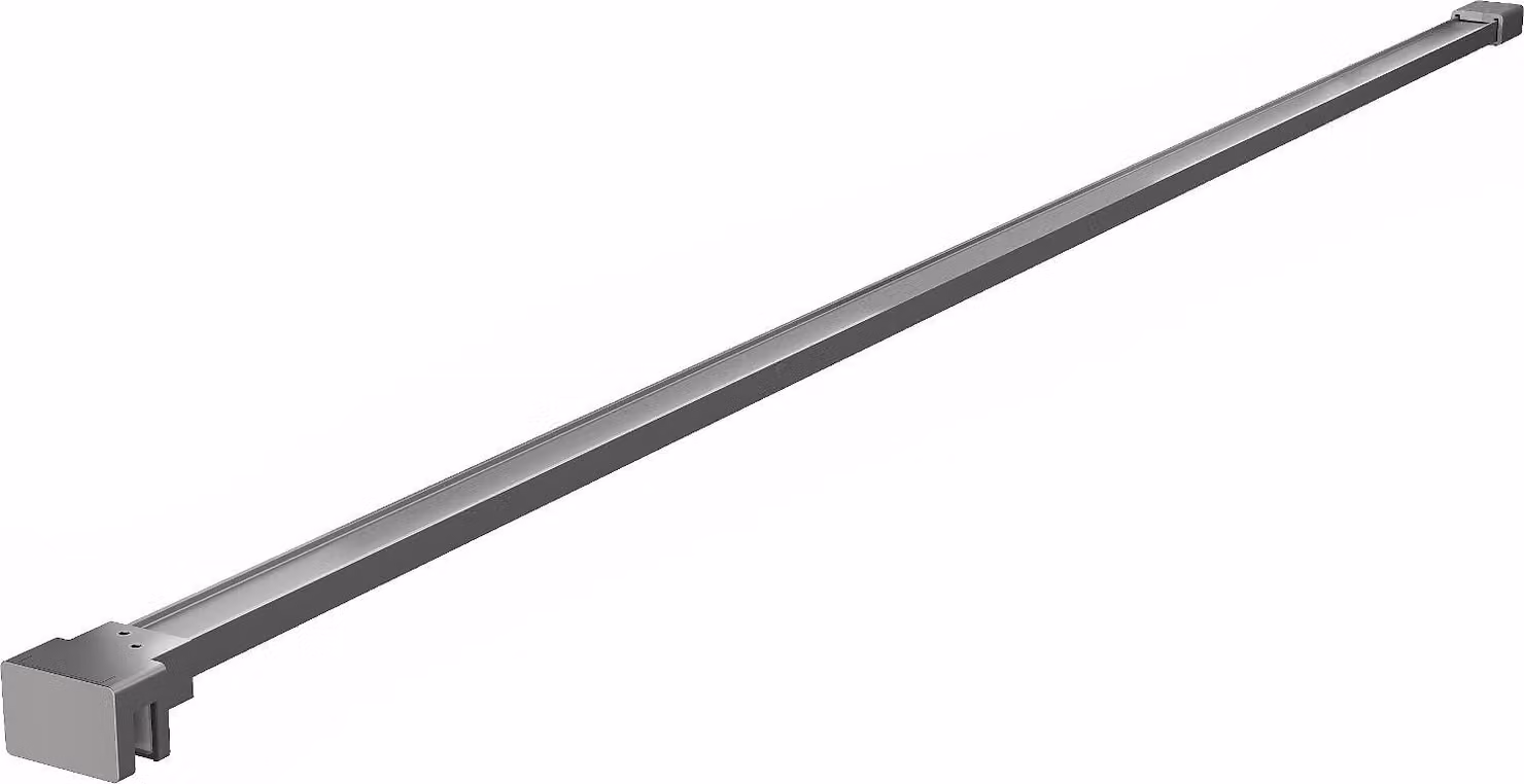 Mexen supporto semplice per schermo doccia 6-8 mm, gun metal - 800-01-95