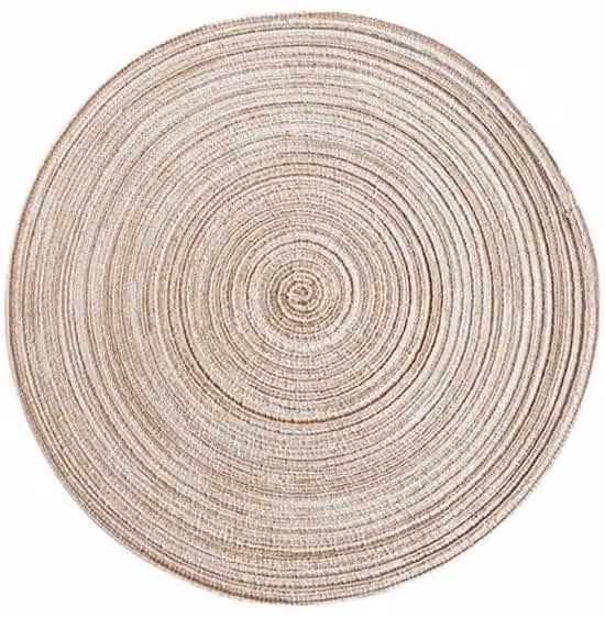 Sottobicchieri in plastica da 11 cm - Stile boho - Antiscivolo e resistenti al calore