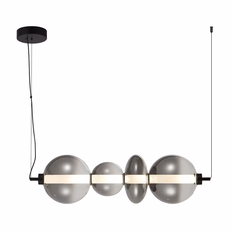Lampada a sospensione LED 36W SONTE PND-24352-36W-BK-SG Italux