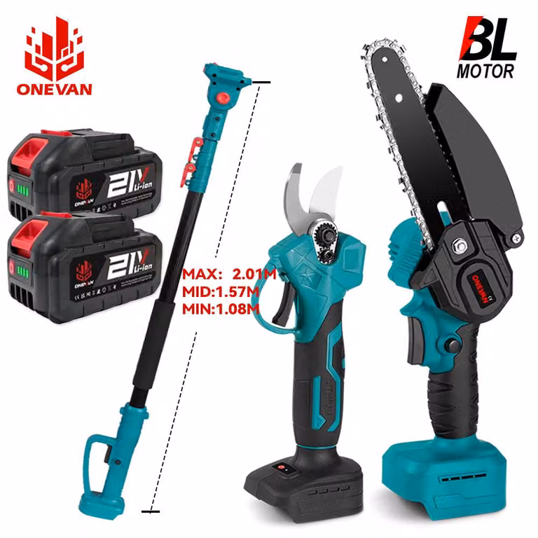 Troncatrice elettrica multifunzione 4-in-1 - Motore brushless da 3500 W - Lame da 15 cm (6 pollici)