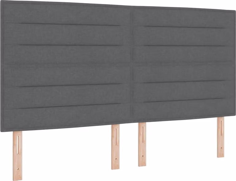 Testiera Grigio scuro 180 cm Tessuto