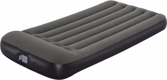 Letto gonfiabile elettrico con pompa integrata – Comodo letto gonfiabile per pernottamenti in casa e all’aperto – Ideale per gli ospiti, il campeggio e le vacanze – Letto gonfiabile a doppia fila con pompa elettrica – Comodo e veloce da gonfiare