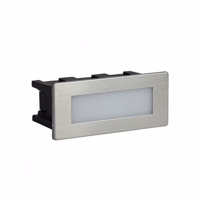 Lampada da incasso per facciata a LED 1,5W argento IP65 SU-MA Mur E 04