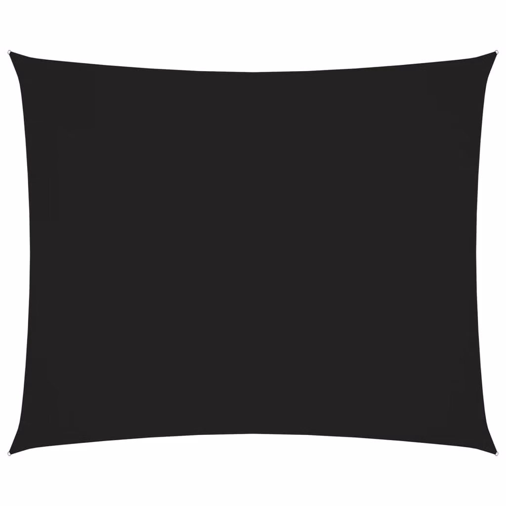 The Living Store Tenda da sole in tessuto Oxford rettangolare 3x4 m nero