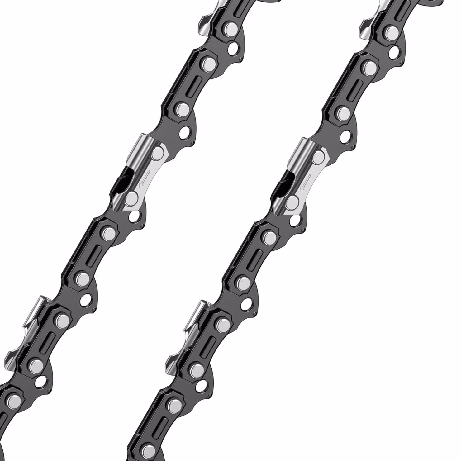 2 catene per motosega da 0,325", con 72 maglie, passo 1,5 mm, lunghezza 45 cm