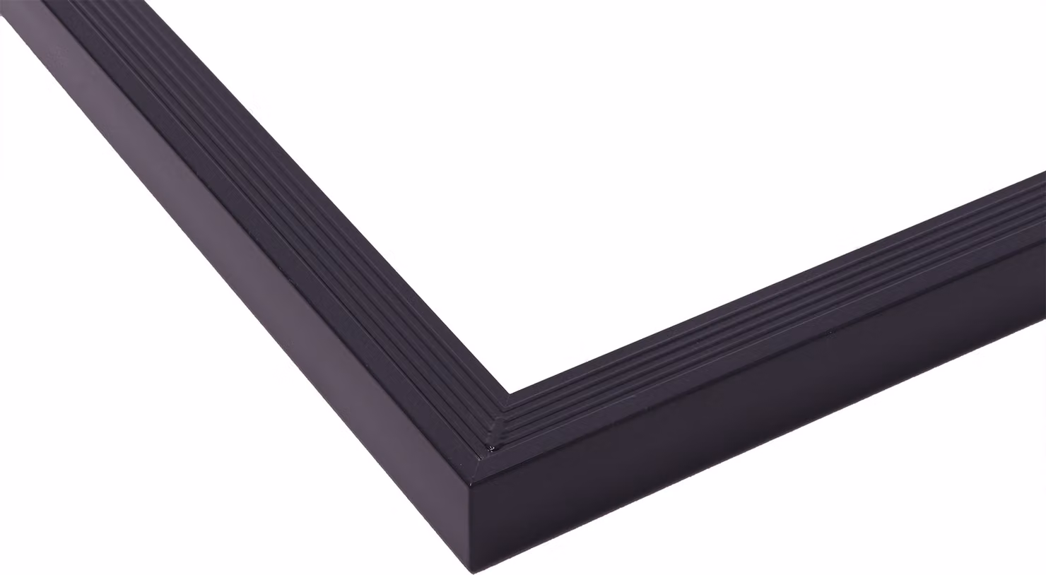 Profili perimetrali in alluminio nero angolo esterno 6,0 x 6,4 x 40 cm - al pezzo
