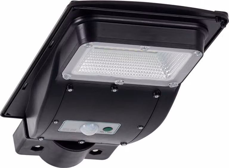 Proiettore solare a LED -3 con sensore PIR nero + telecomando STREET 315496 Polux
