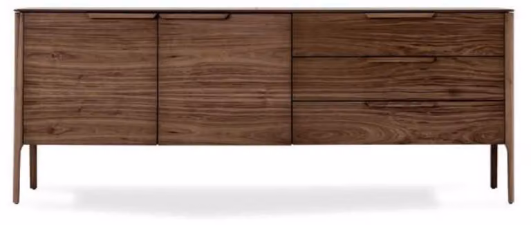 Sideboard Design Beige Luxus Esszimmer Set Kommode mit Holz Sidebaords