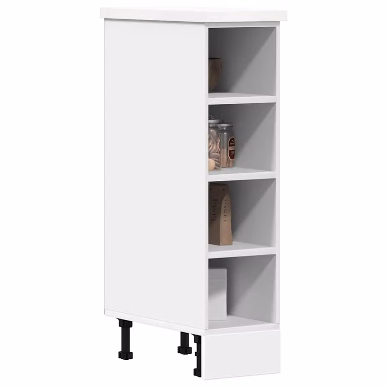 Armadio inferiore da cucina vidaXL Riga bianco con ante a battente e ripiani interni L/P/H: 20 x 44,5 x 81,5 cm