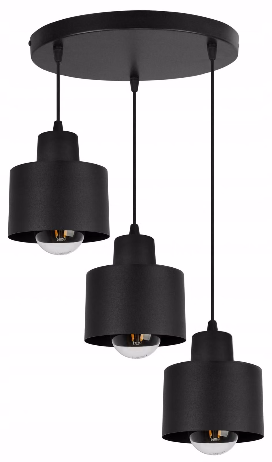 Moderna Lampada A Sospensione Lampada A Led Nera